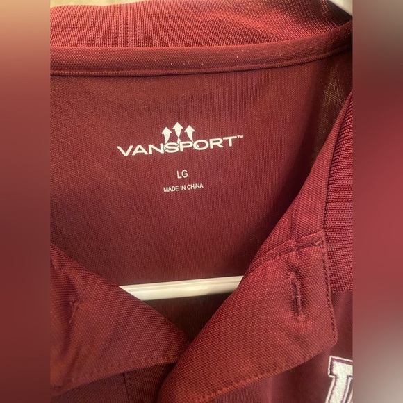 Maroon Van Heusen Don Bosco Polo Shirt - Picture 2 of 4